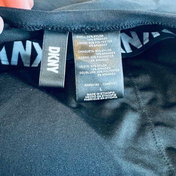 DKNY Black Strapless Ruched One-Piece Swimsuit - Picture 7 of 8